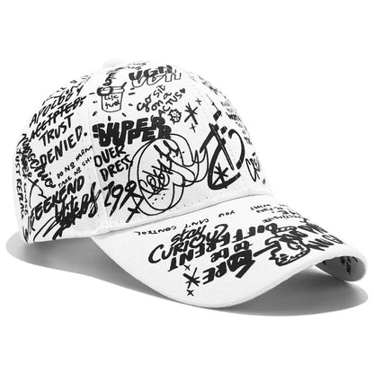 Unisex Korean Graffiti Streetwear Baseball Cap