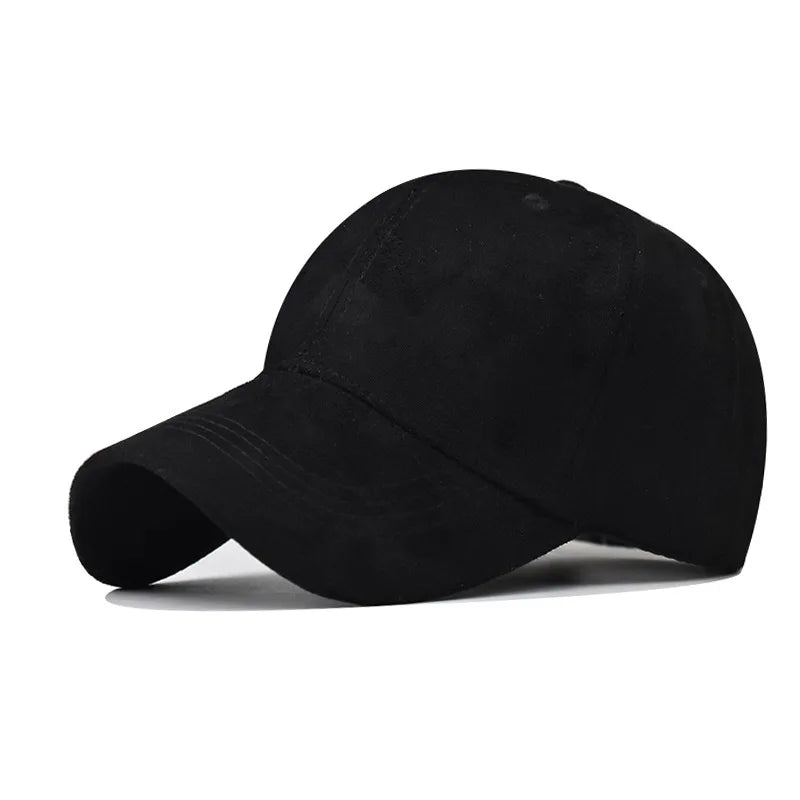 Stylish Green Orange Suede Baseball Cap