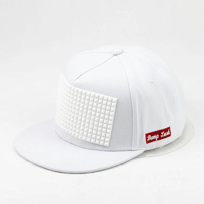 Stereo Offset Print Rubber Pin Snapback Cap