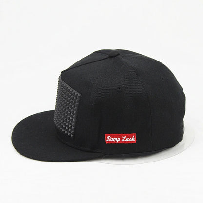 Stereo Offset Print Rubber Pin Snapback Cap