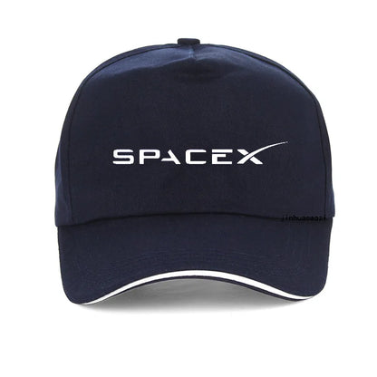 SpaceX Logo Snapback Baseball Cap