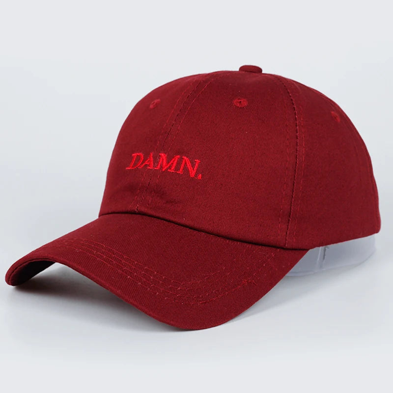 Damn Embroidered Hip Hop Snapback Baseball Cap