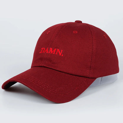 Damn Embroidered Hip Hop Snapback Baseball Cap