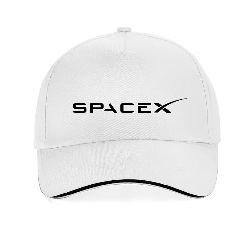 SpaceX Logo Snapback Baseball Cap
