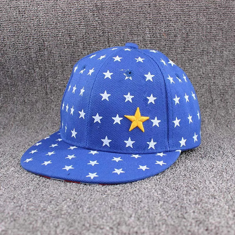 New Fashion Children Baseball Caps Boys Star Cap