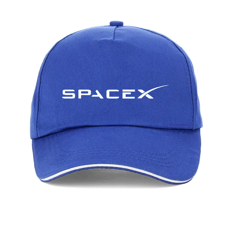 SpaceX Logo Snapback Baseball Cap