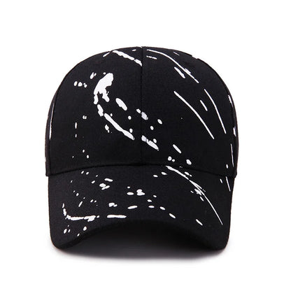 Raindrop Print Cotton Hip Hop Baseball Cap