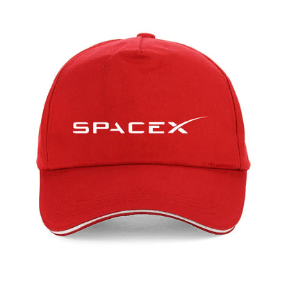 SpaceX Logo Snapback Baseball Cap