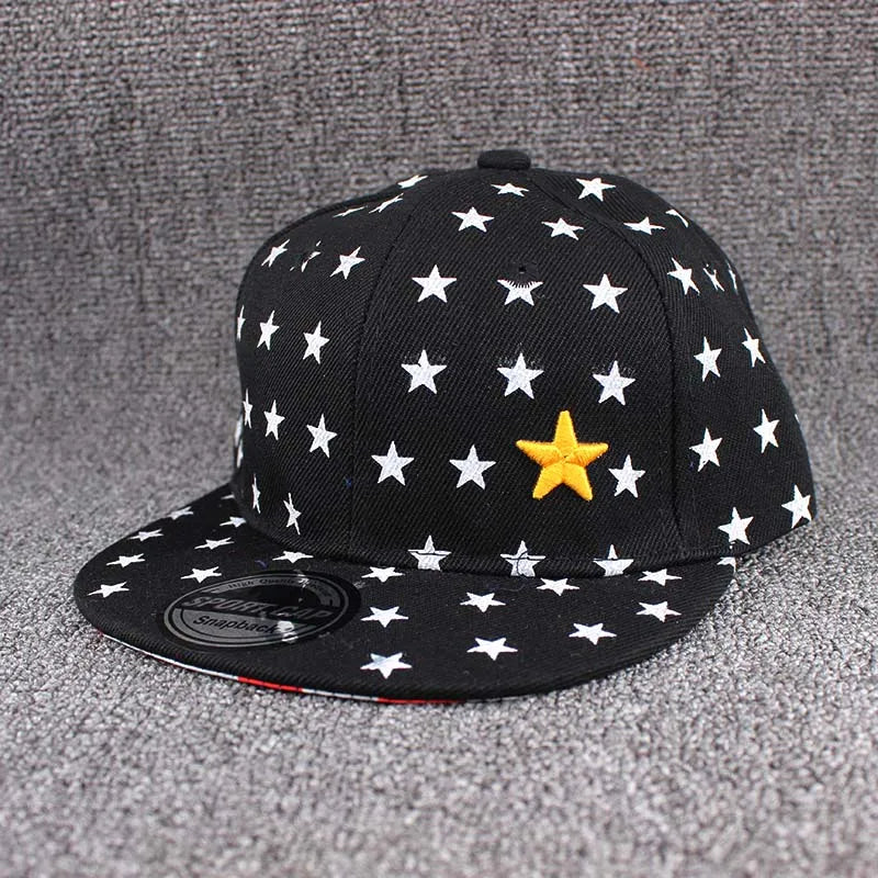 New Fashion Children Baseball Caps Boys Star Cap