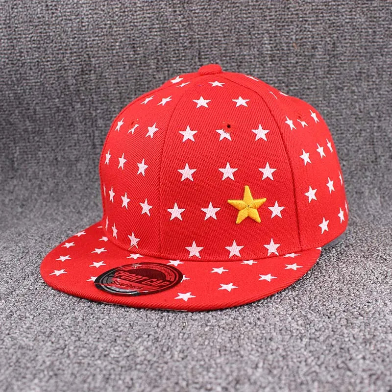 New Fashion Children Baseball Caps Boys Star Cap