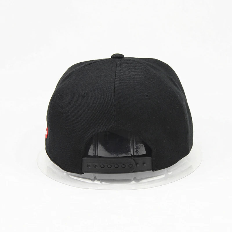 Stereo Offset Print Rubber Pin Snapback Cap