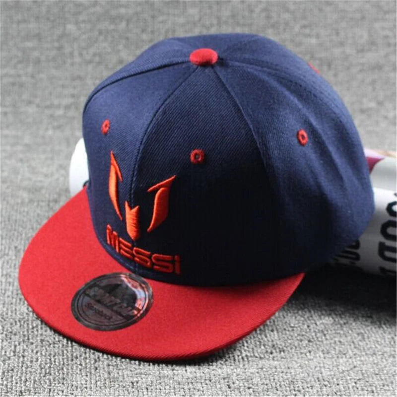 Kids Messi Ronaldo Neymar Embroidered Snapback