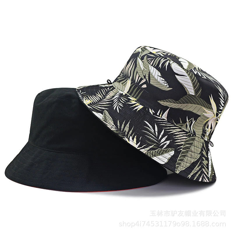 Oversize Cotton Fisherman Sun Bucket Hat