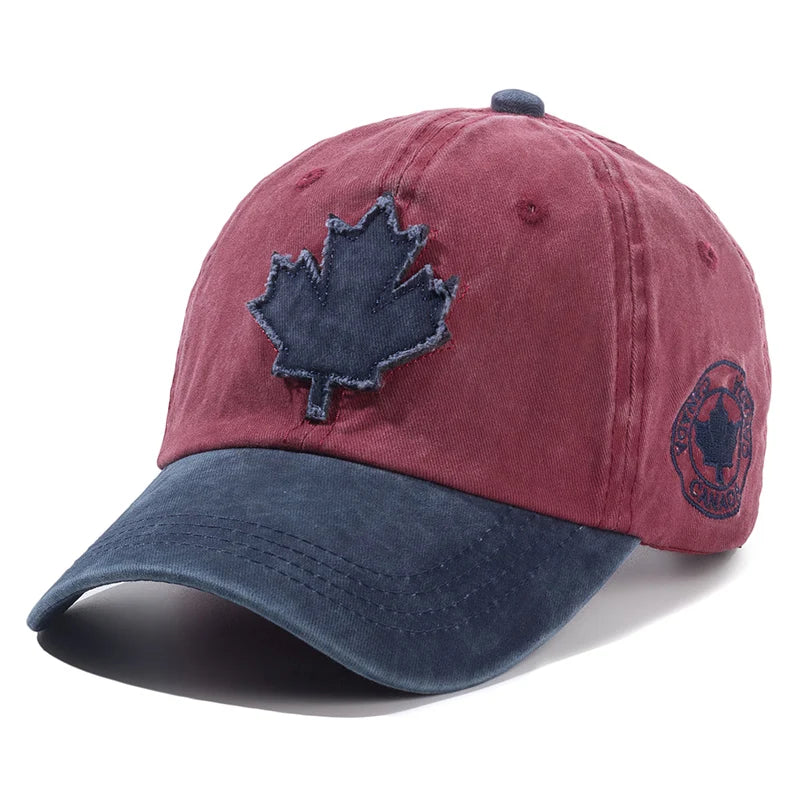 Unisex Washed Cotton Vintage Cap Canada Big