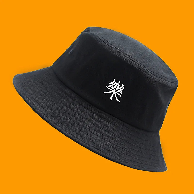 Oversized Cotton Sun Bucket Hat