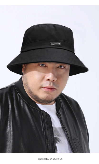 Big Size Cotton Sun Bucket Hat