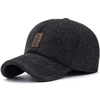 Thick Warm Earflap Baseball Cap