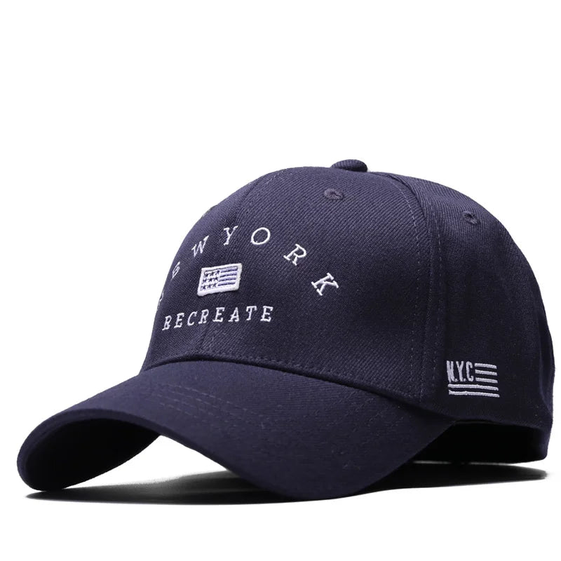Men Fitted Back Closed Baseball Cap