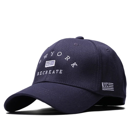 Men Fitted Back Closed Baseball Cap