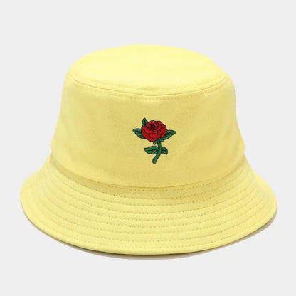 Floral Print Hip Hop Casual Summer Bucket Hat