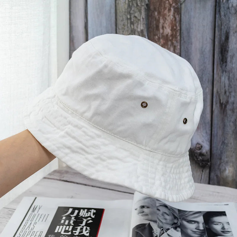 Unisex Washed Denim Casual Summer Bucket Hat