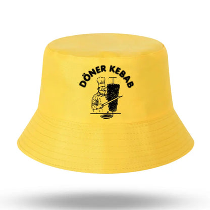 Doner Kebab Print Bucket Hat