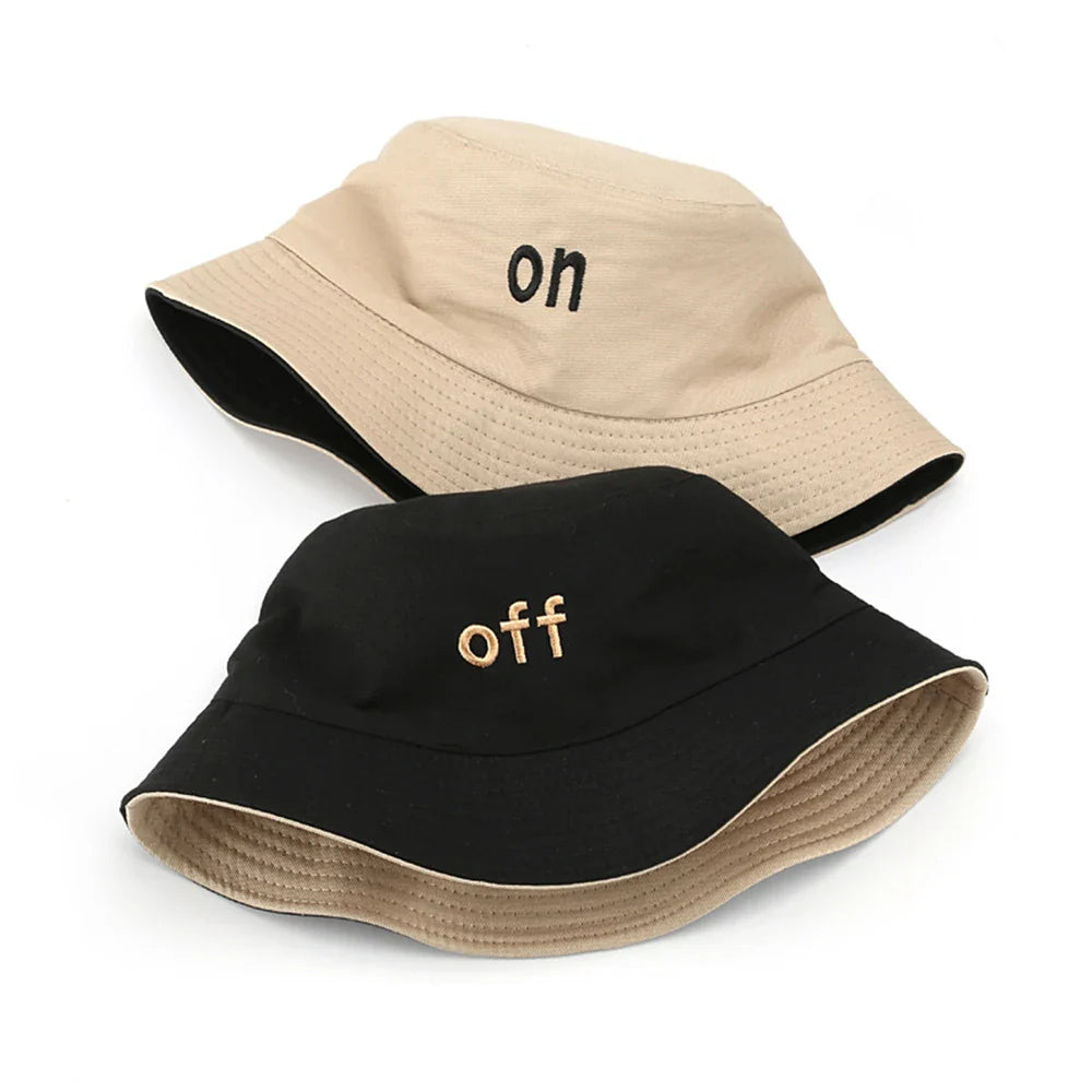 Hip Hop Panama Cap Cotton Double-sided Windproof Fisherman Hat Bob Homme