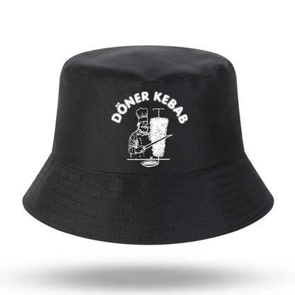 Doner Kebab Print Bucket Hat