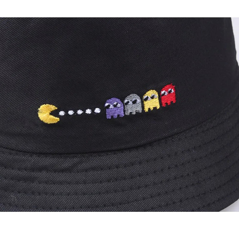 Eat Peas Korean Cartoon Bucket Hat
