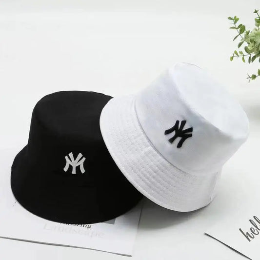 Double-Side Daisy Embroidery Bucket Hat Unisex