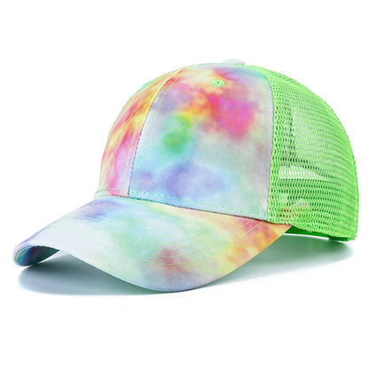 Tie Dye Multicolor Hip Hop Snapback Cap