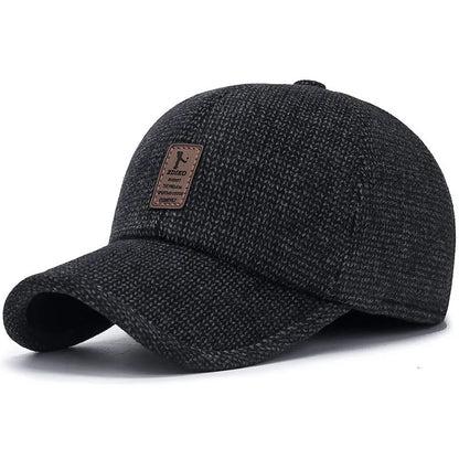 Thick Warm Earflap Baseball Cap