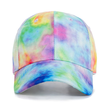Tie Dye Multicolor Hip Hop Snapback Cap