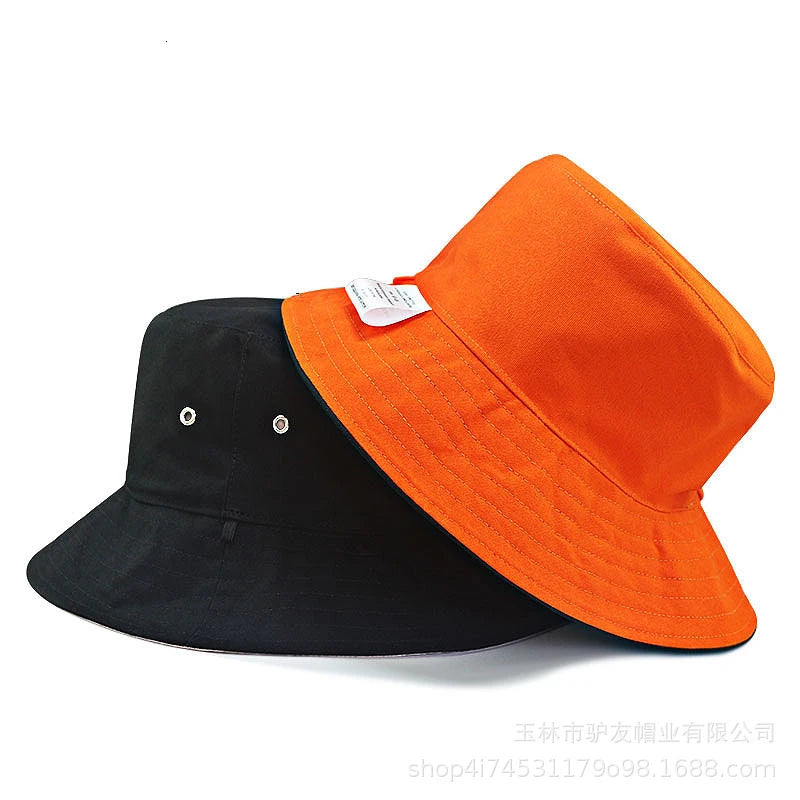 Oversize Cotton Fisherman Sun Bucket Hat