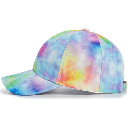 Tie Dye Multicolor Hip Hop Snapback Cap