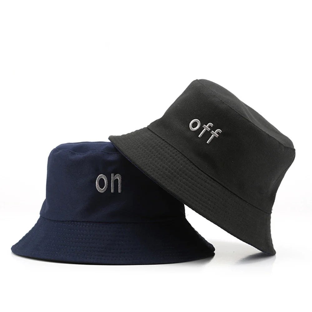 Hip Hop Panama Cap Cotton Double-sided Windproof Fisherman Hat Bob Homme