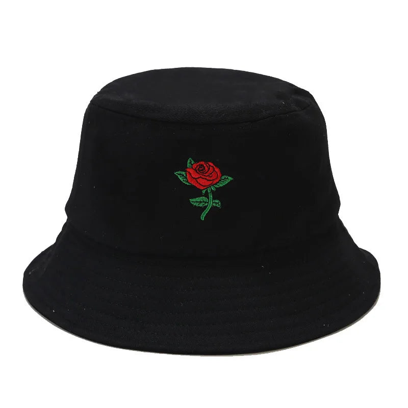 Floral Print Hip Hop Casual Summer Bucket Hat