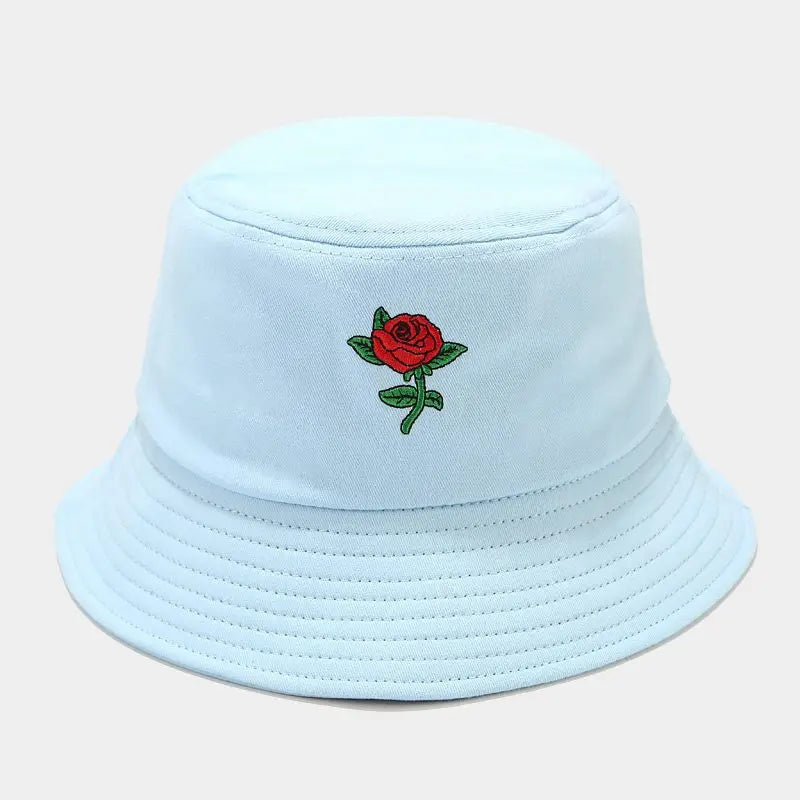 Floral Print Hip Hop Casual Summer Bucket Hat