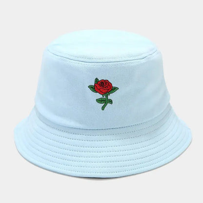 Floral Print Hip Hop Casual Summer Bucket Hat