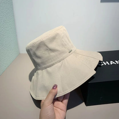 Trendy Flat Brim Summer Hip Hop Bucket Hat