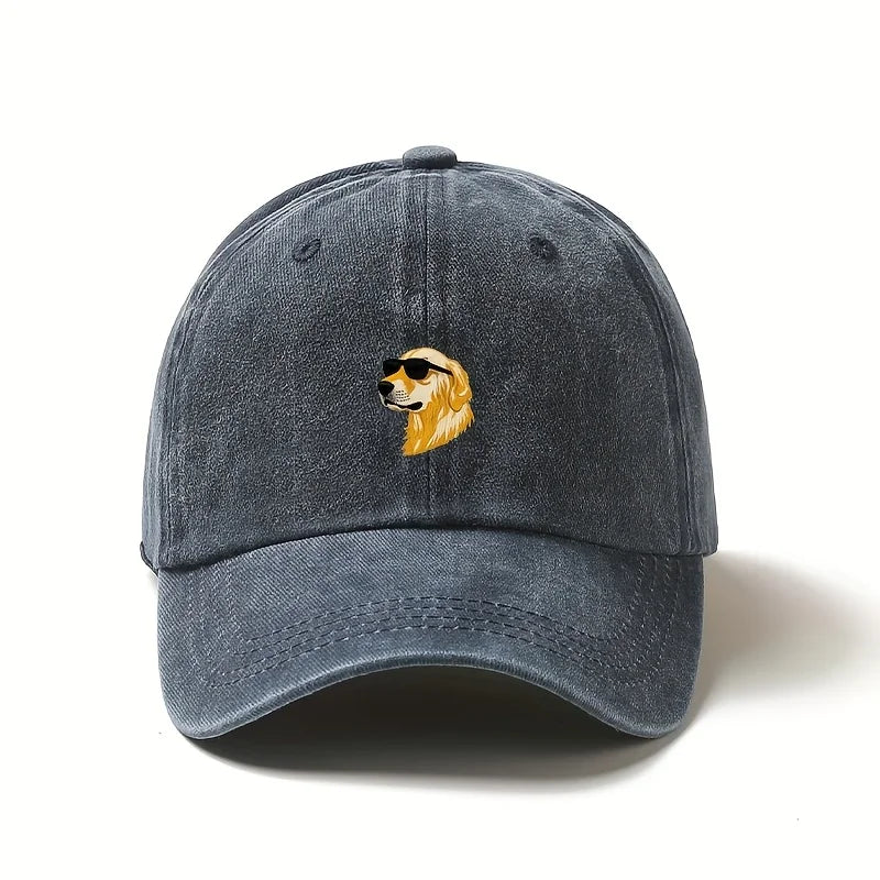 Golden Retriever Printed Baseball Cap