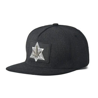 Korean Style Adjustable Flat Brim Hip Hop Baseball Hat