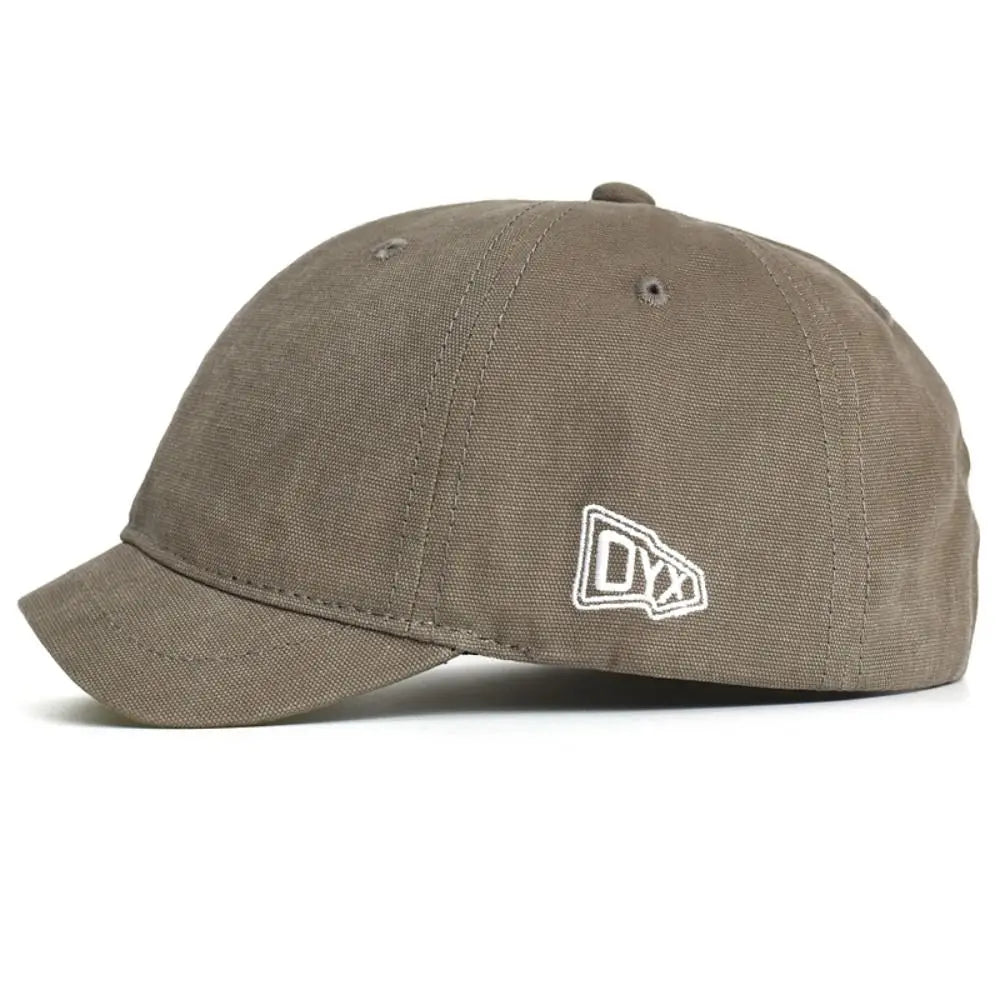 Cotton Embroidered Letter Adjustable Sunscreen Baseball Cap