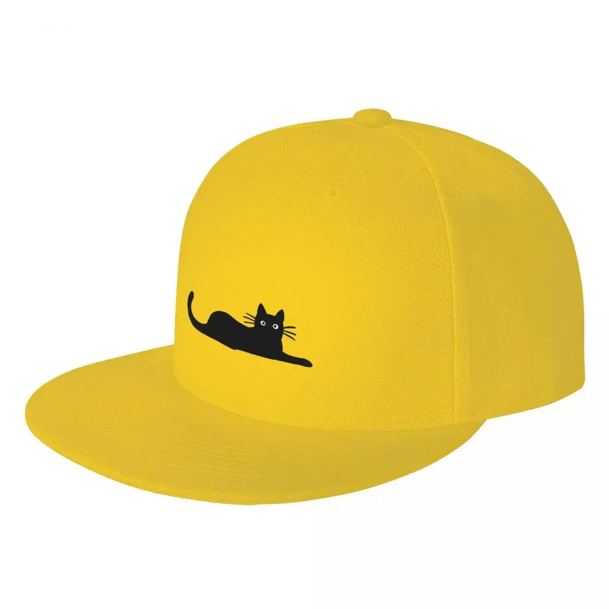 Black Cat Fashion Breathable Snapback Cap
