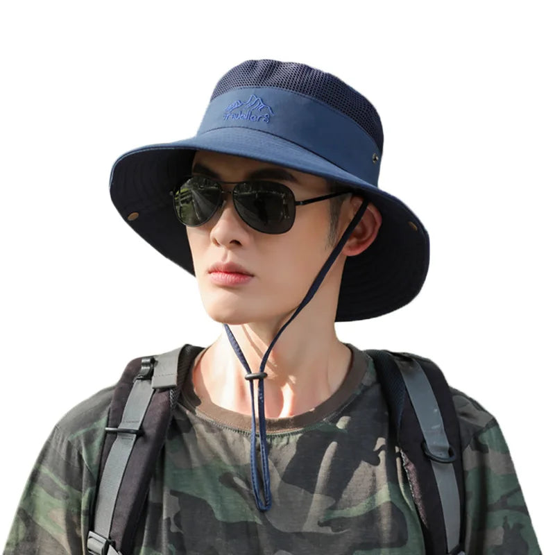 Summer Quick-Dry Mesh Outdoor Bucket Hat