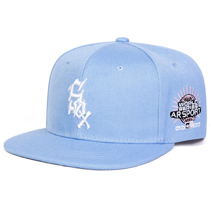 SOX Letter Embroidery Outdoor Snapback Cap