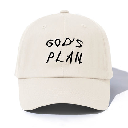 Gods Plan Embroidery Dad Baseball Cap