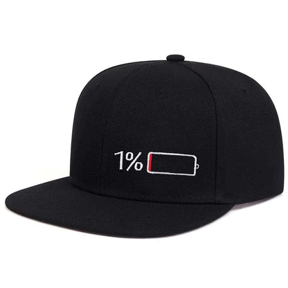 Unisex Battery Embroidery Hip-hop Hats