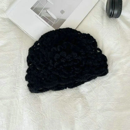 Bohemian 3D Floral Crochet Bucket Hat