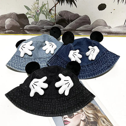 Creative Cartoon Face Covering Bucket Hat